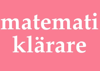 Synonym matematiklärare