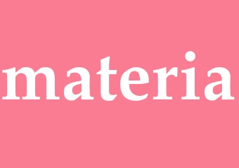 Synonym materia