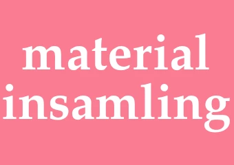 Synonym materialinsamling