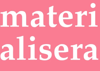 Synonym materialisera