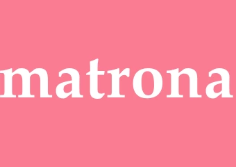 Synonym matrona
