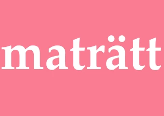 Synonym maträtt
