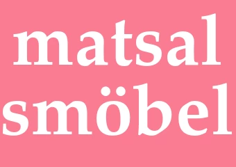Synonym matsalsmöbel