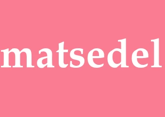 Synonym matsedel