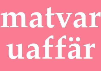 Synonym matvaruaffär