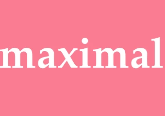 Synonym maximal