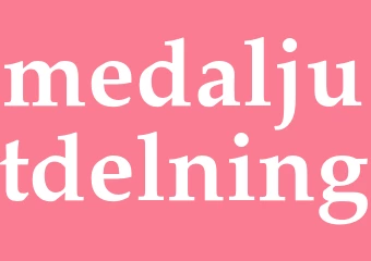 Synonym medaljutdelning