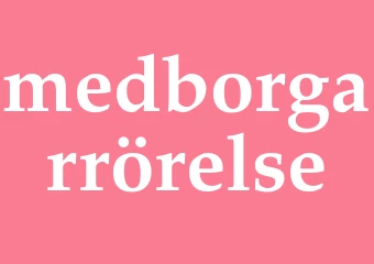 Synonym medborgarrörelse