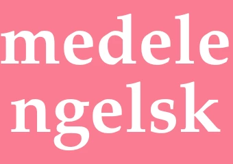 Synonym medelengelsk