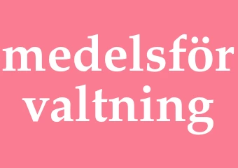 Synonym medelsförvaltning