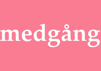 Synonym medgång