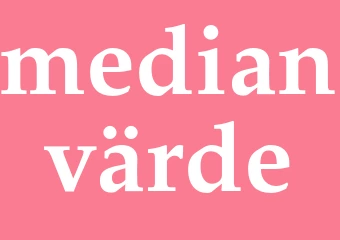 Synonym medianvärde