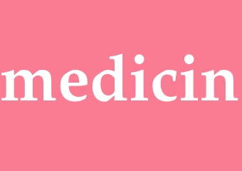 Synonym medicin