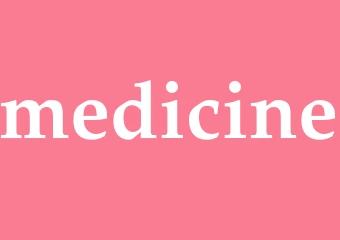 Synonym medicine