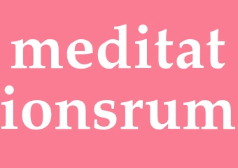 Synonym meditationsrum