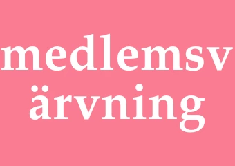 Synonym medlemsvärvning