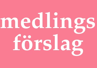 Synonym medlingsförslag