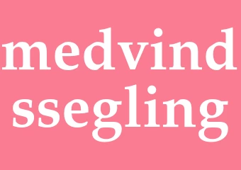 Synonym medvindssegling