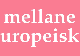 Synonym mellaneuropeisk