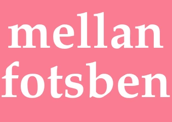 Synonym mellanfotsben