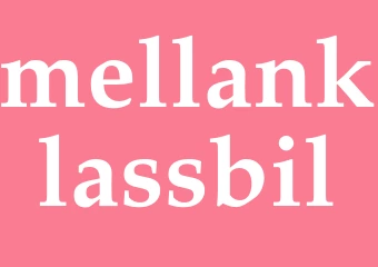 Synonym mellanklassbil