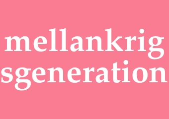 Synonym mellankrigsgeneration