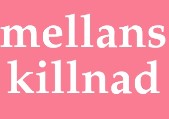 Synonym mellanskillnad