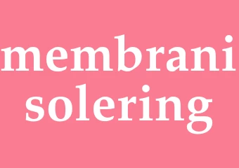 Synonym membranisolering