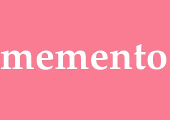 Synonym memento