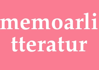 Synonym memoarlitteratur
