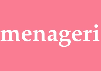 Synonym menageri