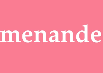 Synonym menande