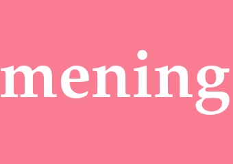 Synonym mening