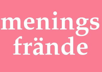 Synonym meningsfrände