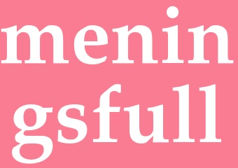 Synonym meningsfull