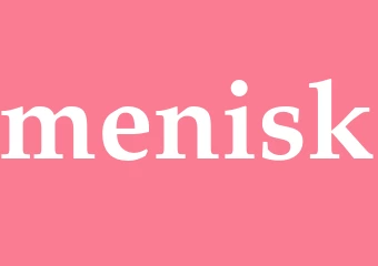 Synonym menisk