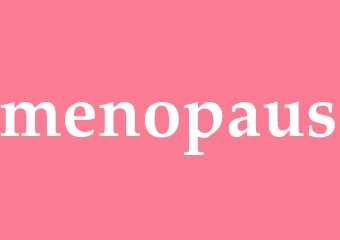 Synonym menopaus