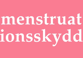 Synonym menstruationsskydd