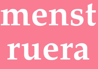 Synonym menstruera