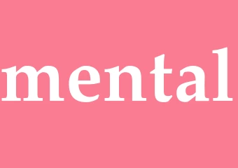 Synonym mental
