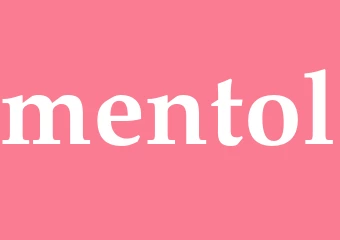 Synonym mentol