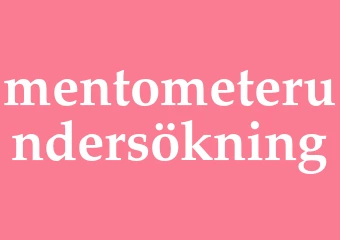 Synonym mentometerundersökning