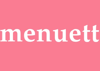 Synonym menuett