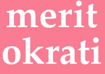 Synonym meritokrati