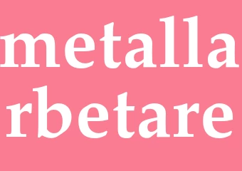 Synonym metallarbetare