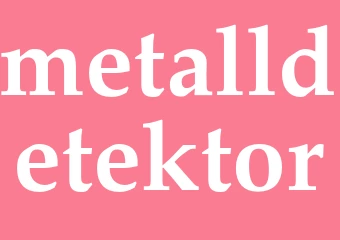 Synonym metalldetektor