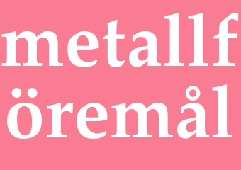 Synonym metallföremål