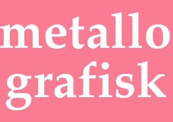 Synonym metallografisk