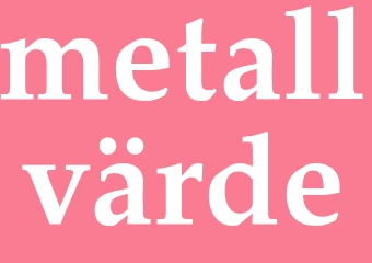 Synonym metallvärde