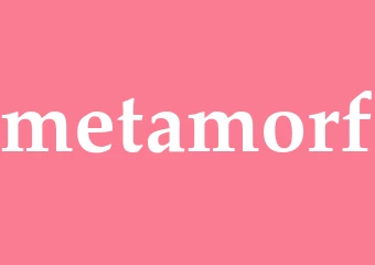Synonym metamorf